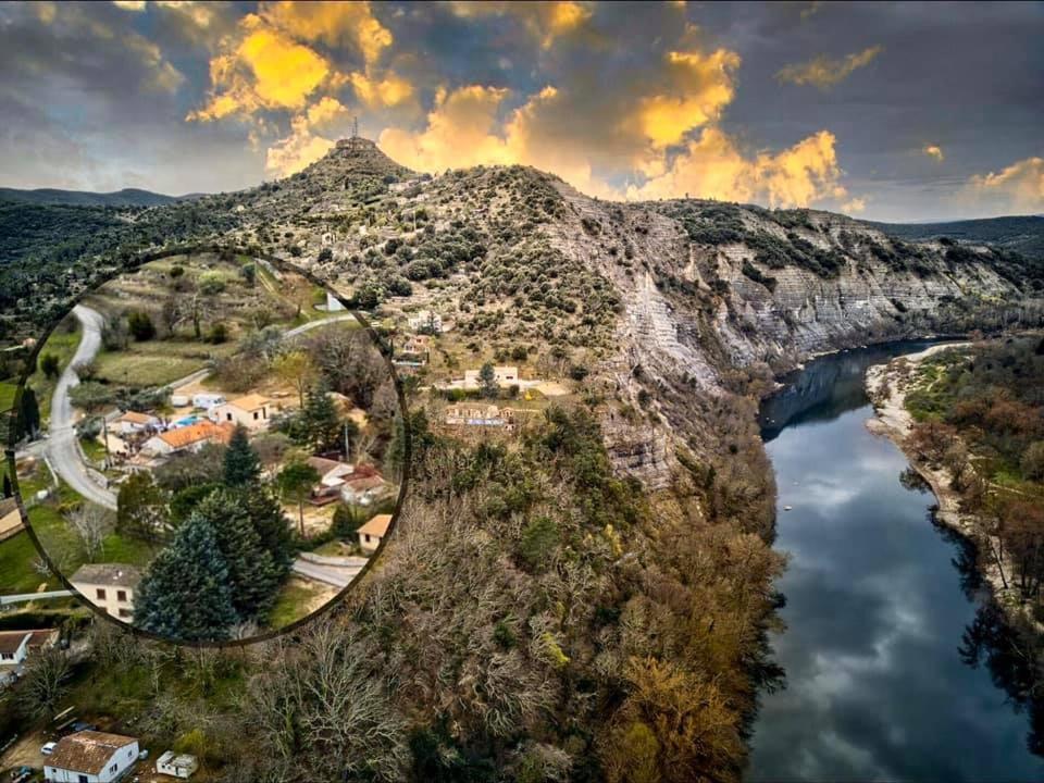 Hebergements Des Posas Sampzon Kültér fotó